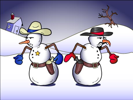 Gunfight at the Snow-Kay Corral